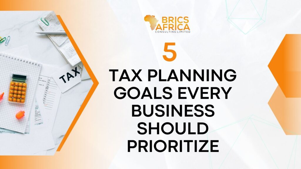 tax planning goals